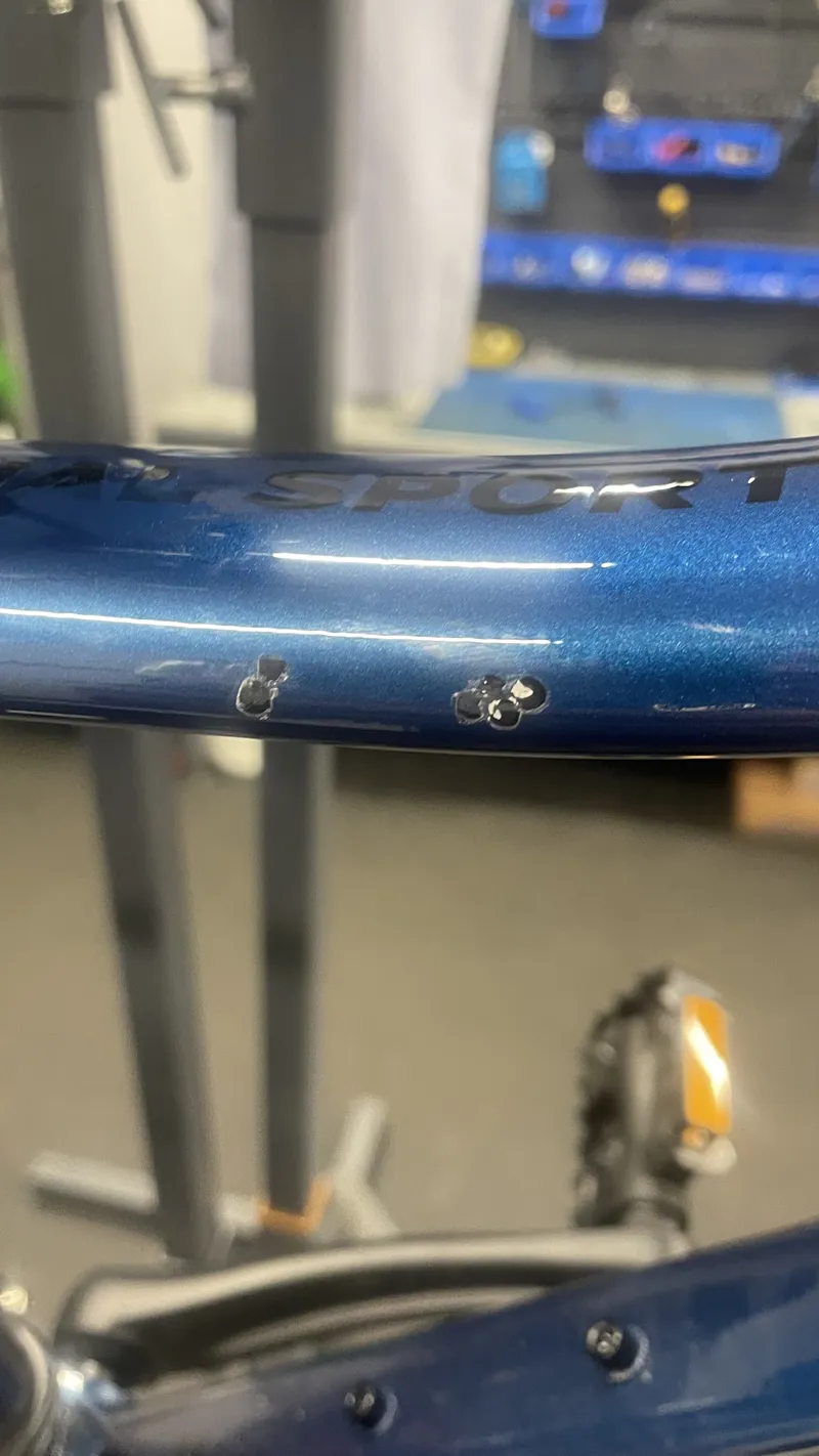 EX DEMO Trek Dual Sport 2 Hybrid Bike Small 2023 in Blue-2